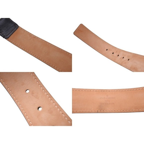 Louis Vuitton Belt Utah Ecusson Brown Shield Emblem - Picture 6 of 8